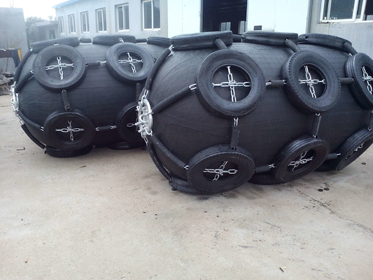 천연 고무 요코하마 Pneumatic Fender 50kpa 80kpa 2.0m*3.5m 도크용