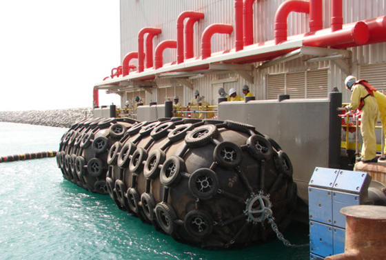 50KPa 80KPa 연쇄와 타이어 네트워크와 함께 요코하마 Pneumatic 고무 펜더