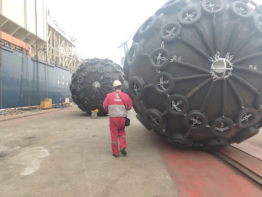 50KPa 80KPa 연쇄와 타이어 네트워크와 함께 요코하마 Pneumatic 고무 펜더