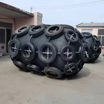 천연 고무 요코하마 Pneumatic Fender 50kpa 80kpa 2.0m*3.5m 도크용