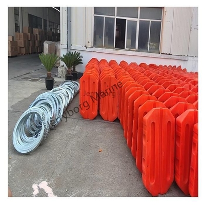 HDPE 파이프 플라터 경고 플라팅 장벽 선