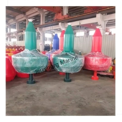 LLDPE 재료 상위 마크와 태양광 조명으로 항구 및 항구 안전을위한 떠있는 표시기 봉오이