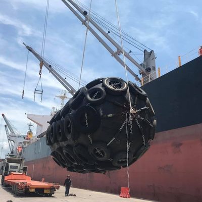 충돌 방어 에어 블록 접안 범퍼용 공압 펜더 유형 I