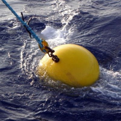 태양 광선과 표시부표를 잡아 매는 해양 안전장비