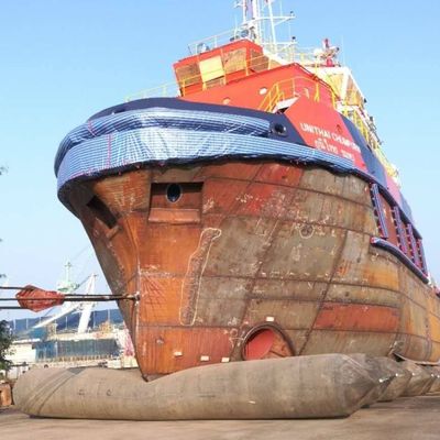 부풀게할 수 있는 해양 충돌 에어백에 착수하는 1.2m*12m 선박
