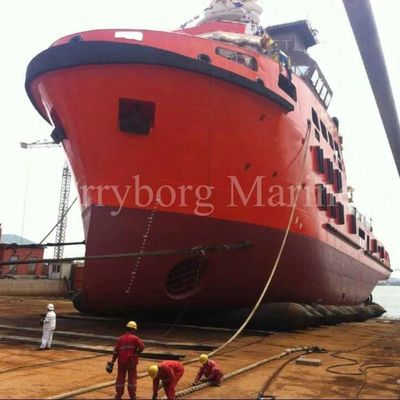 선박 개시를 위한 반대 파열 1.5m*15m 해양 충돌 에어백